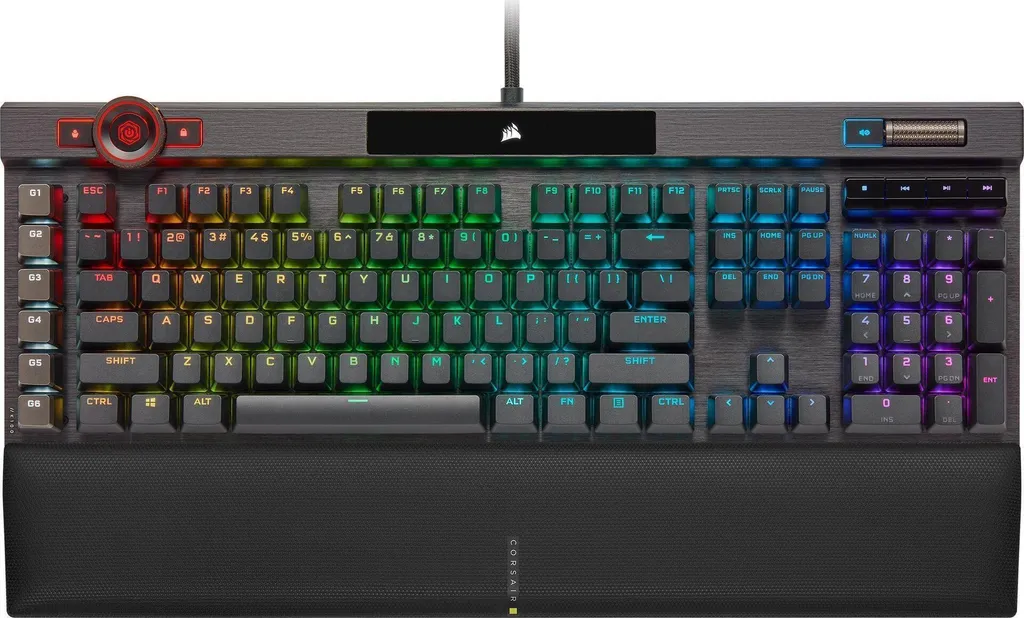 Clavier Gamer Corsair K100 RGB Mécanique Filaire avec Rétroéclairage LED