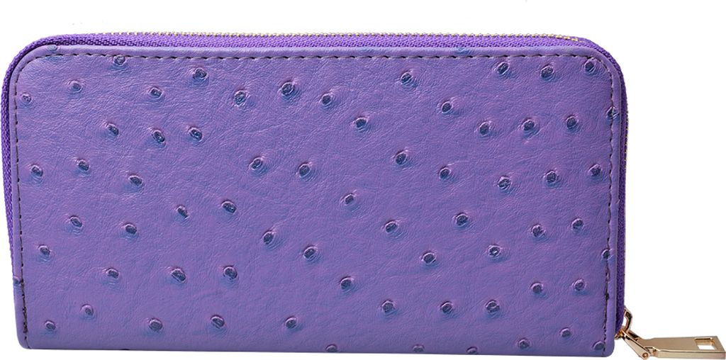 Clayre & Eef Brieftasche 19x9 cm Violett Polyurethan