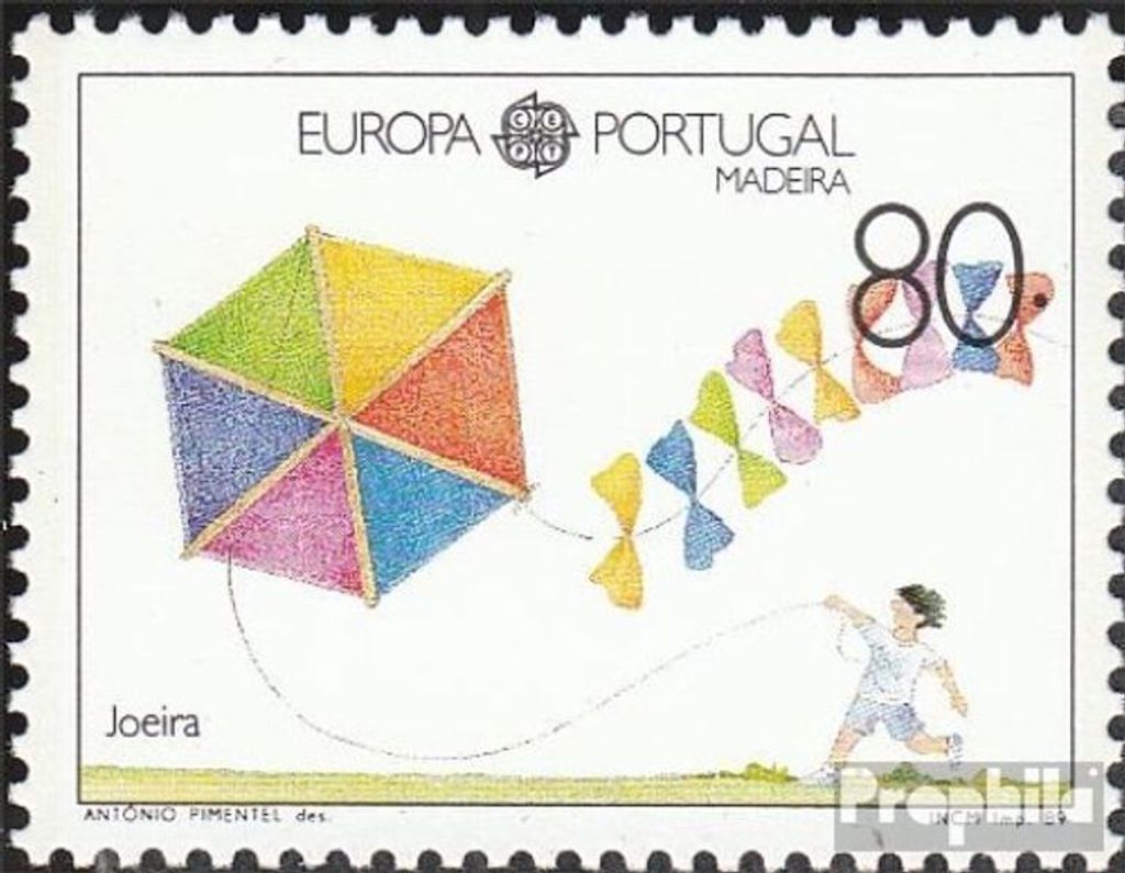 Briefmarken Portugal - Madeira 1989 Mi 125I (kompl.Ausg.) postfrisch Kinderspiele