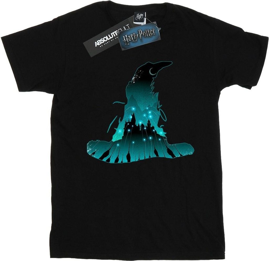 Harry Potter - "Hogwarts" T-Shirt für Damen BI26746 (M) (Schwarz)