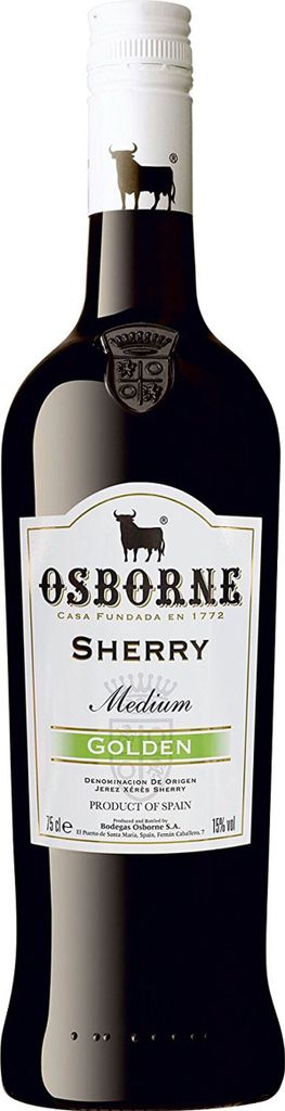 Osborne Sherry Golden Medium dunkelgolden würzig süss 750ml 3er Pack