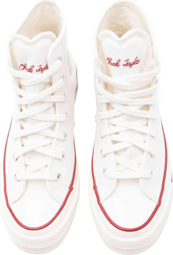 Baskets Converse WIP A19060C chaussures vintage blanches pointure 38 - 5