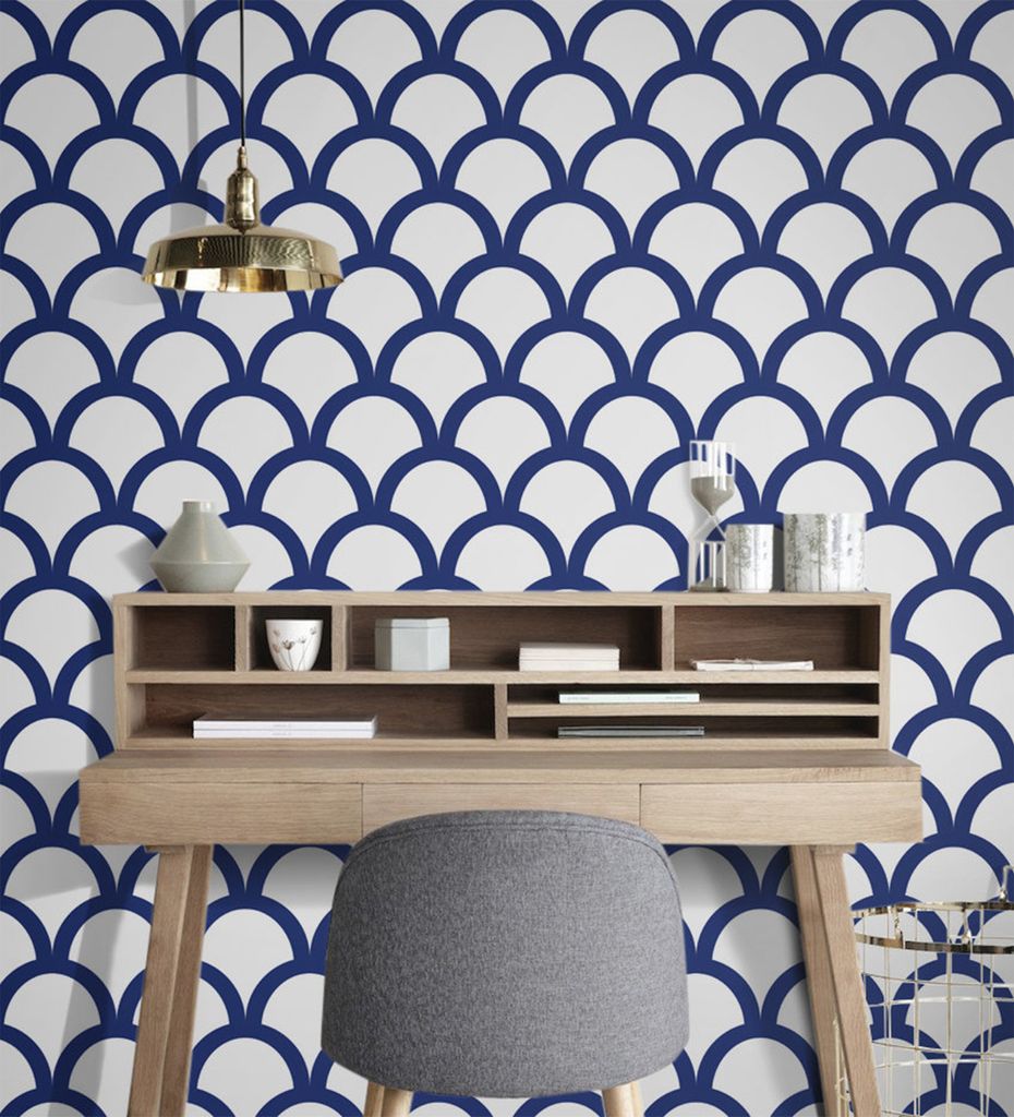 Coloray Fototapete 290x290 cm Vlies-Fototapete - Fischschuppen