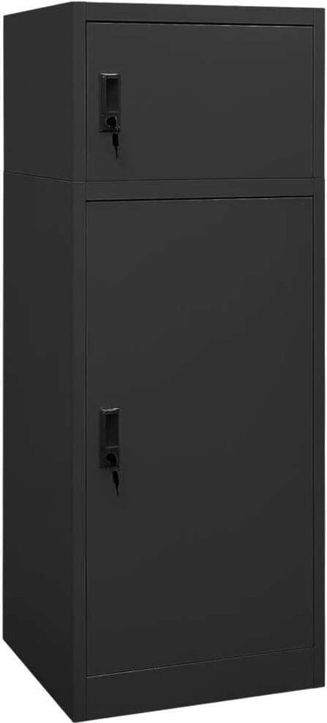 "im Angebot" Sattelschrank Anthrazit 53x53x140 cm Stahl - Aktenschränke CC13779