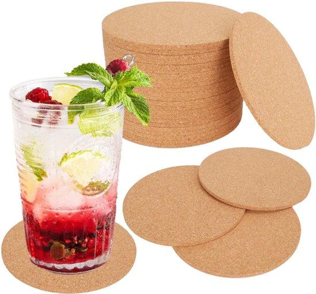 24 supports de verre en liège pour bars et cafés - Accessoire de table