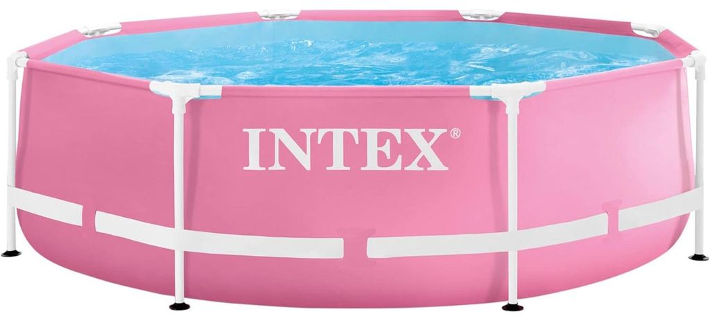 INTEX 28292GN - Ružový bazén s kovovým rámom (244x76cm) Obrázok produktu 