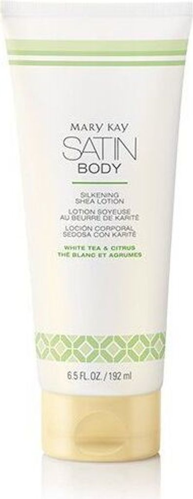 Mary Kay Satin Body Silkening Shea Lotion White Tea & Citrus 192 ml