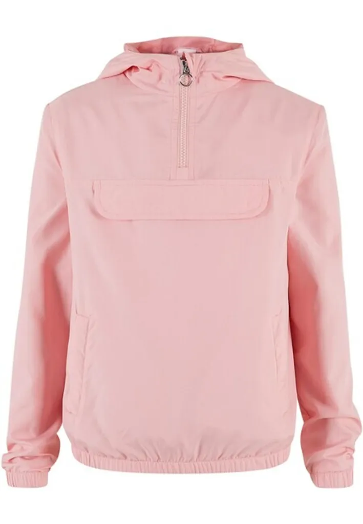 Urban Classics Girls Basic Pullover Jacket Lemonadepink - Taille 158/164