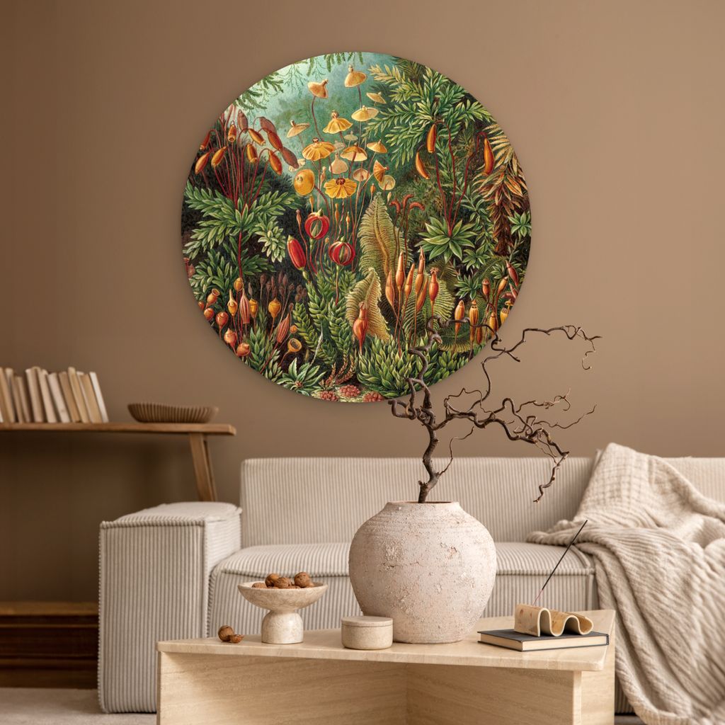 MuchoWow® - Wand-Kreis - Wohnzimmer - Bild - Runde - Produktbild 