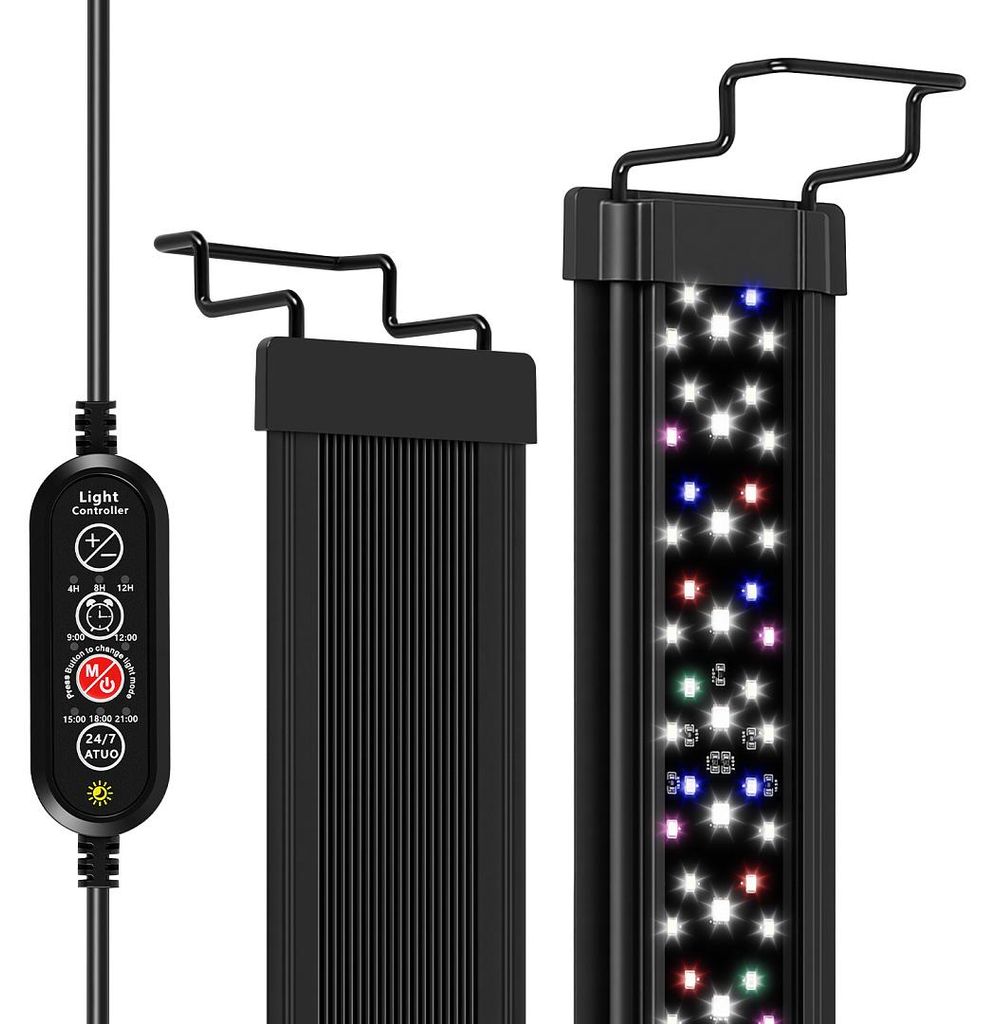Lampada LED colorata per acquari, impermeabile, con Immagine del prodotto 