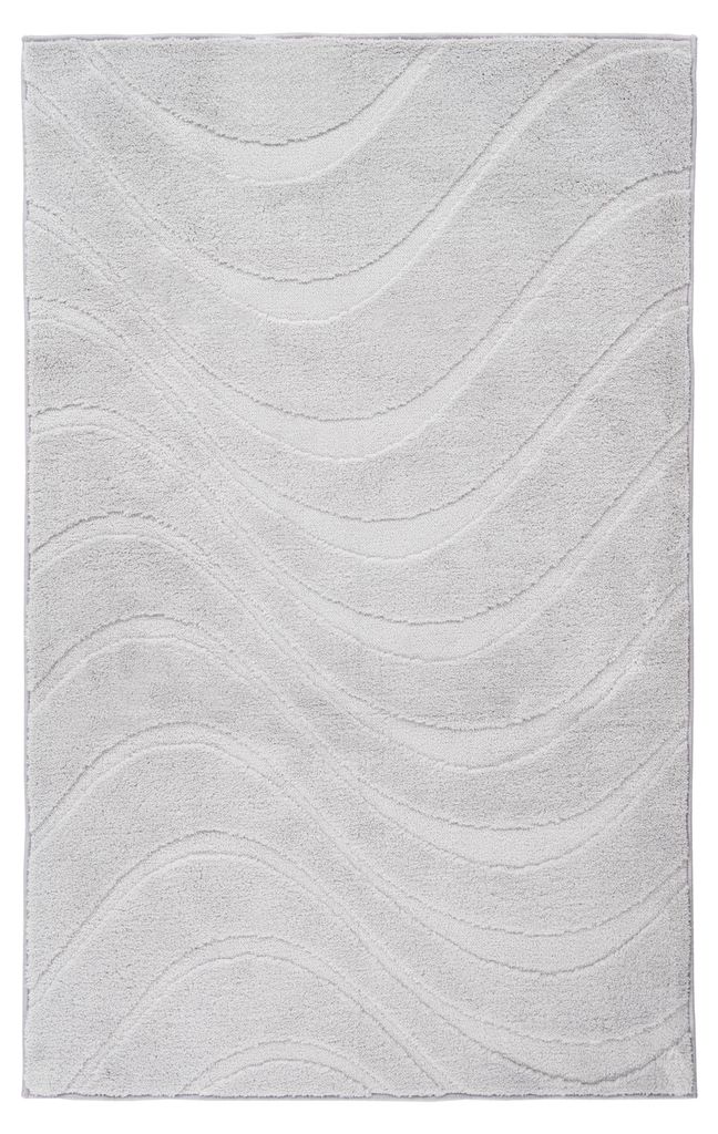 Badematte Ocean Touch 425 Silber 50x90 cm – Weich & Saugstark