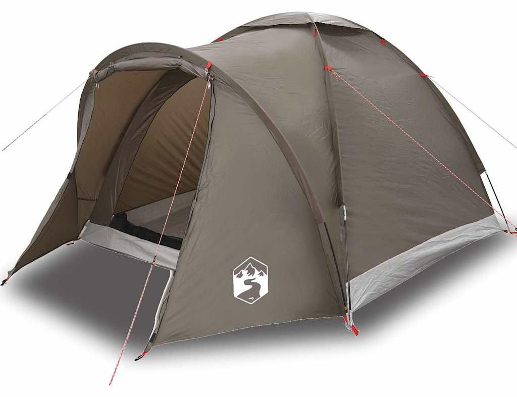 vidaXL Tenda da pesca 2 persone Marrone Impermeabile Immagine del prodotto 