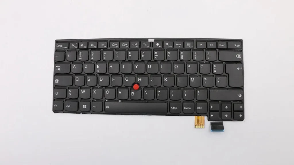 Clavier AZERTY Français rétroéclairé pour PC portable Lenovo 01YR099