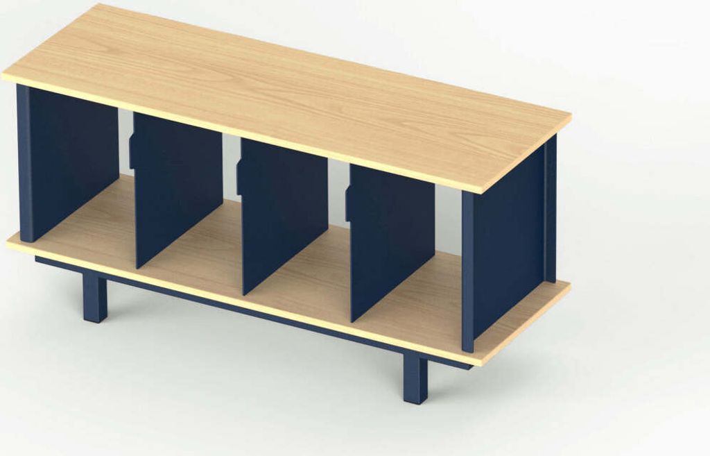 FTR Vinyl Storage - Base Model - Medium - Indigo Blue