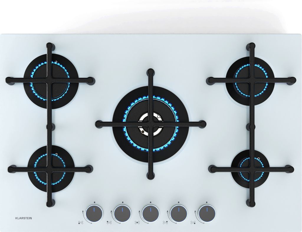 Klarstein Illuminosa 5 Plaque De Cuisson Gaz - 5 Brûleurs Image du produit 