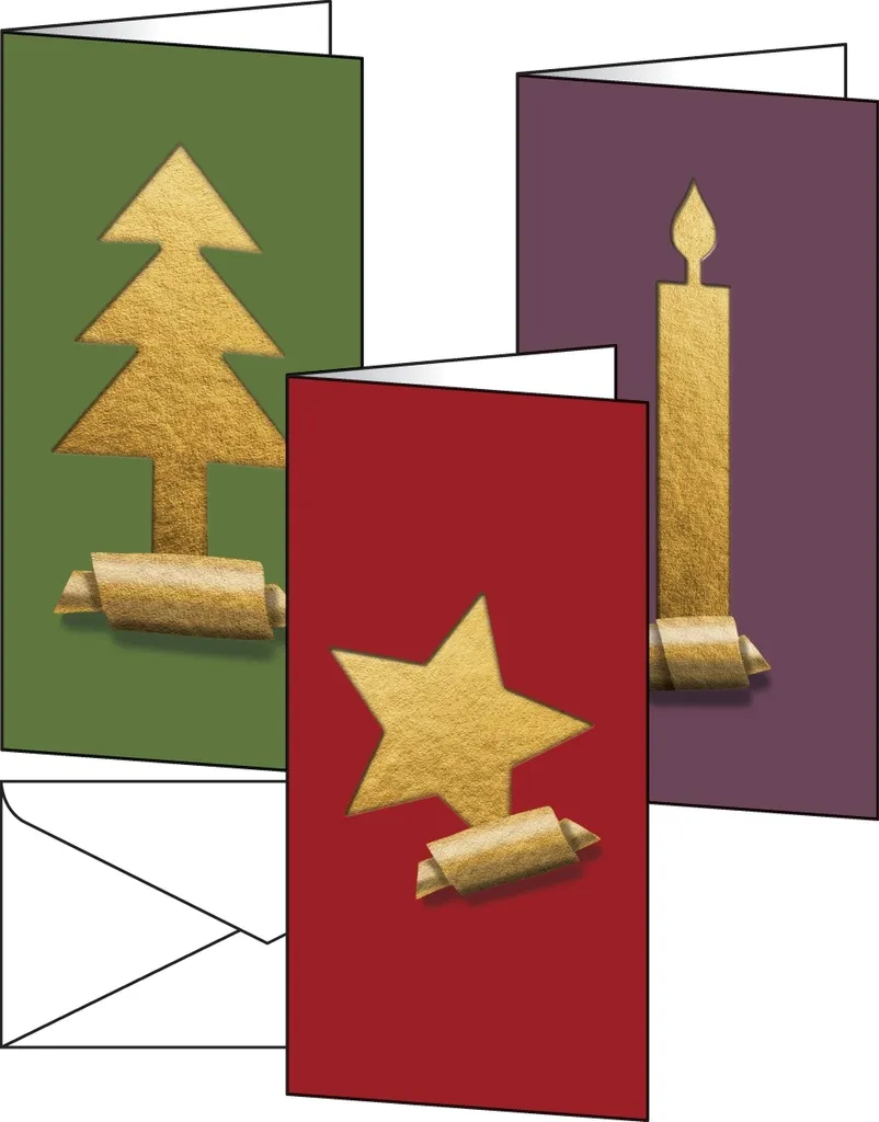 Envoyez des Vœux d'Exception avec les Cartes de Noël Sigel DS080 Format DL