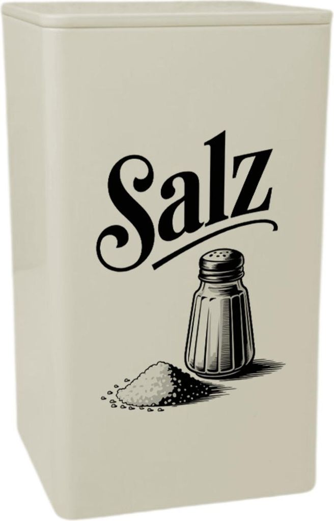 Salz Vintage VorratsDose 900ml Produktbild 