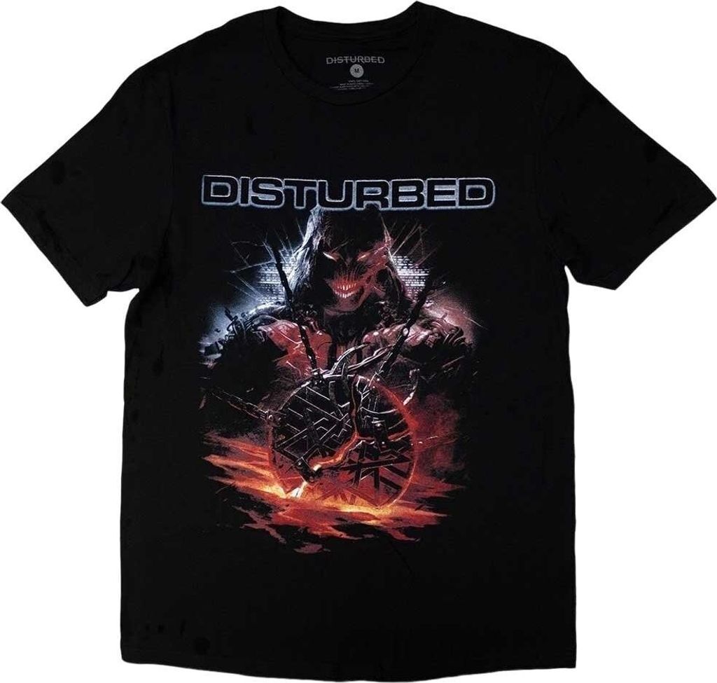 Disturbed European Tour 23 Medallion Black M T-Shirt