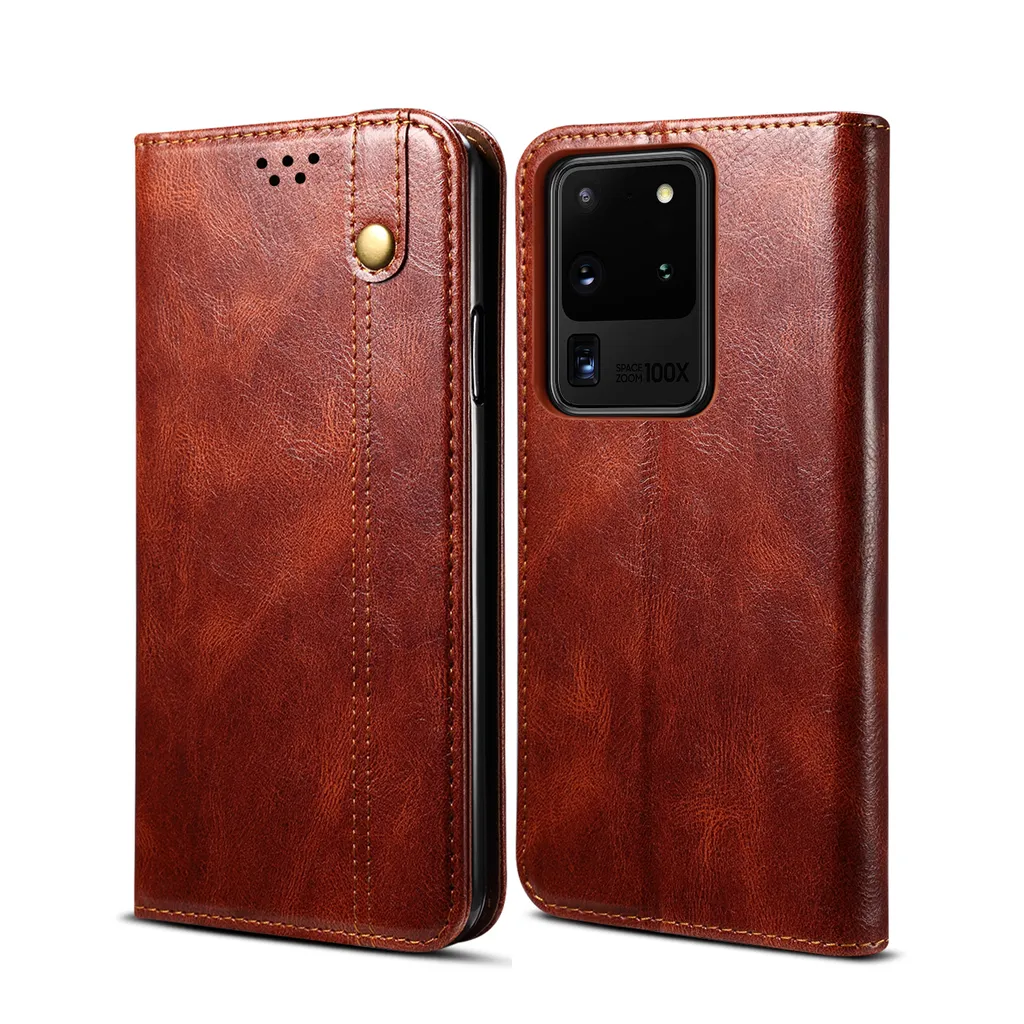 Samsung S20 Ultra Custodia Pelle Rossa Flip: L'Accessorio Wallet Definitivo