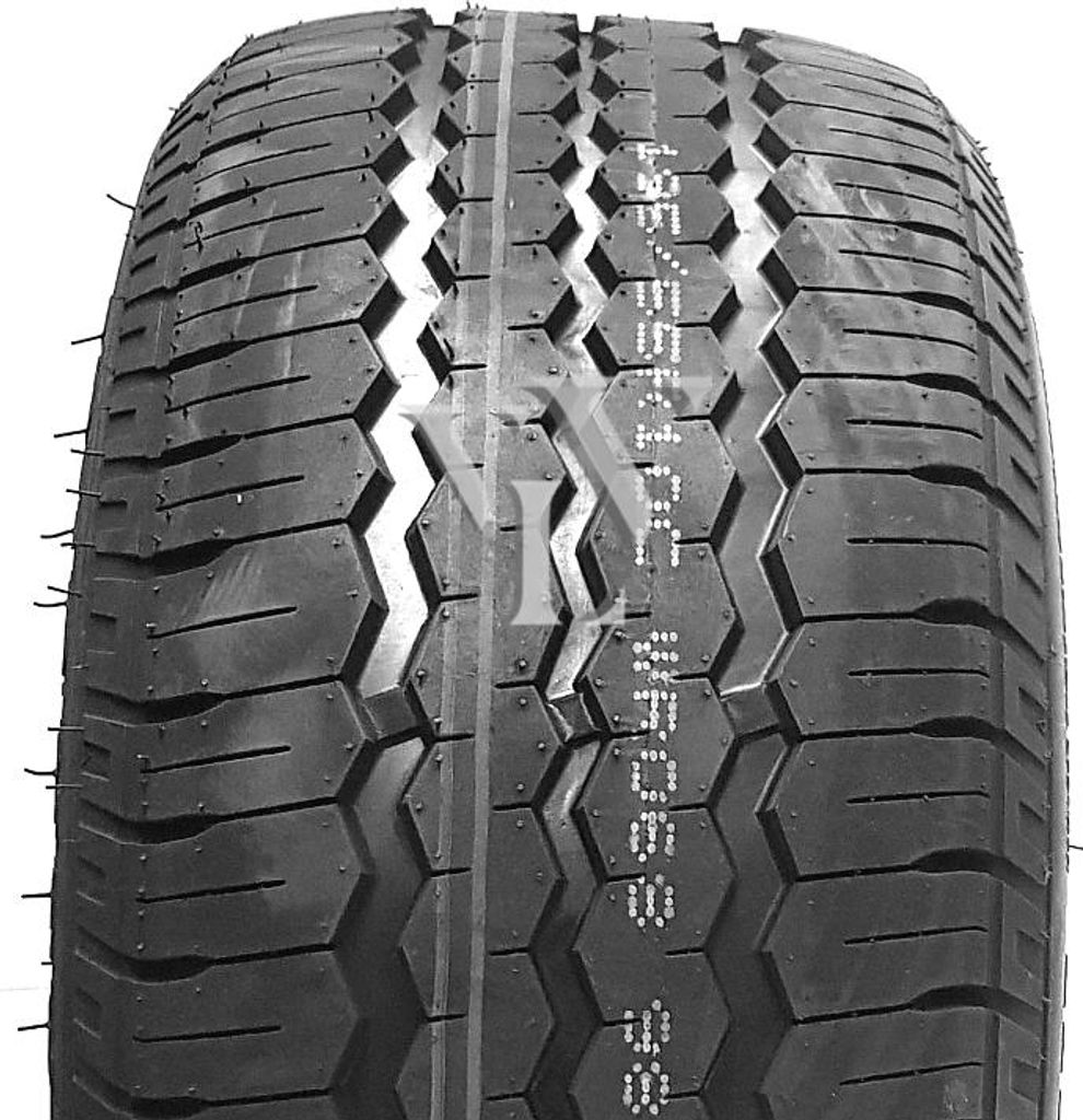 A close-up view of a tire tread.