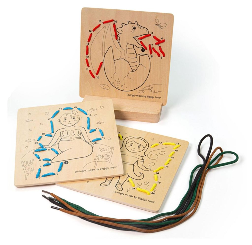 Bigjigs Toys Anziehen nach Zahlen Fairy Tales