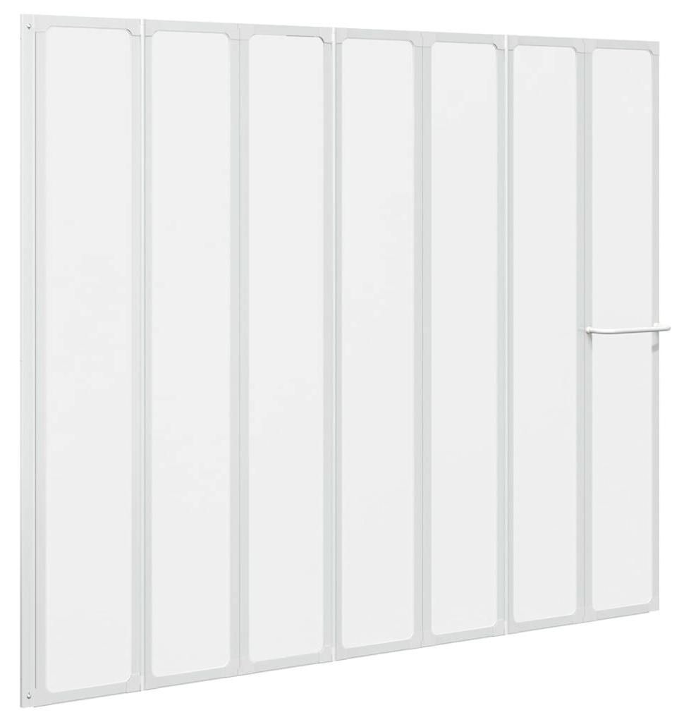 vidaXL Duschwand 140 x 168 cm 7 Paneele Faltbar mit Produktbild 