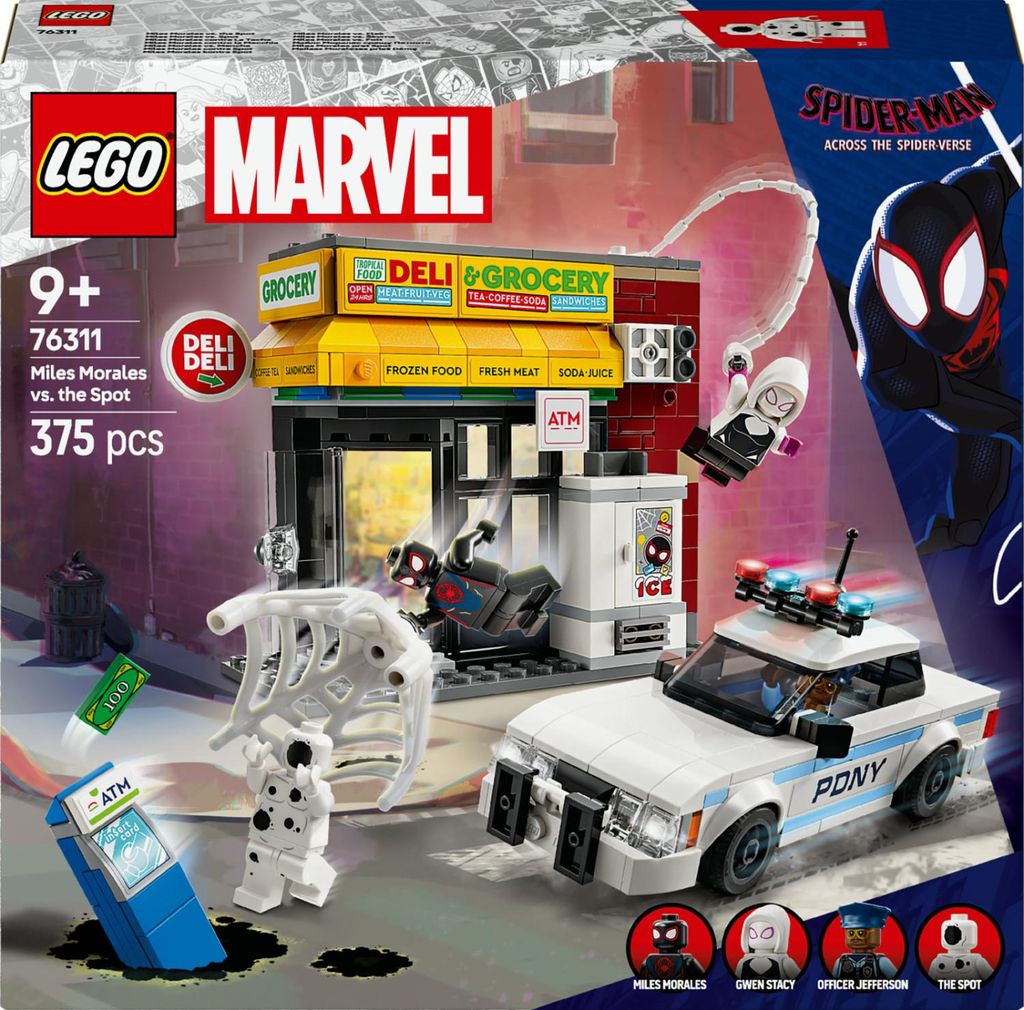 LEGO Marvel Spider-Verse Miles Morales vs The Spot Set Immagine del prodotto 