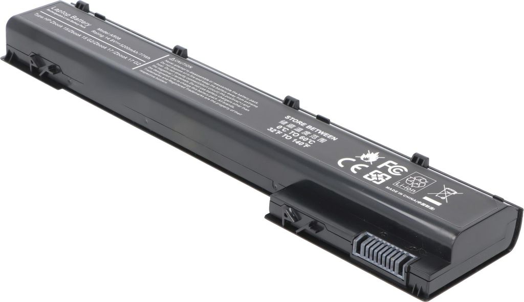 Akku passend für HP ZBook 15 Series, Li-ion, 14,8V, 5200mAh, 77Wh, black