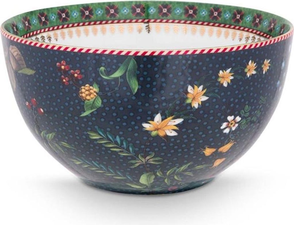 Pip Studio Porzellan Schüssel Berry Blues Blue 15 cm