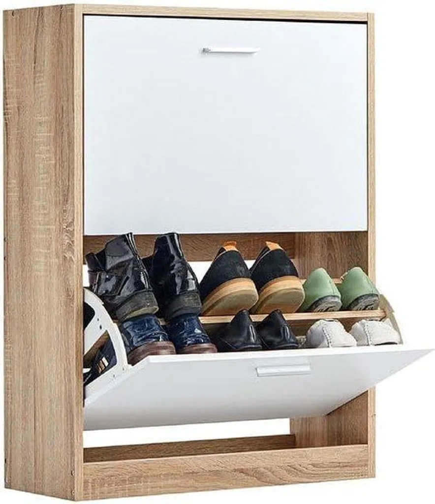 Buffet bas blanc en bois MDF anti-poussière pour ranger le salon encombré