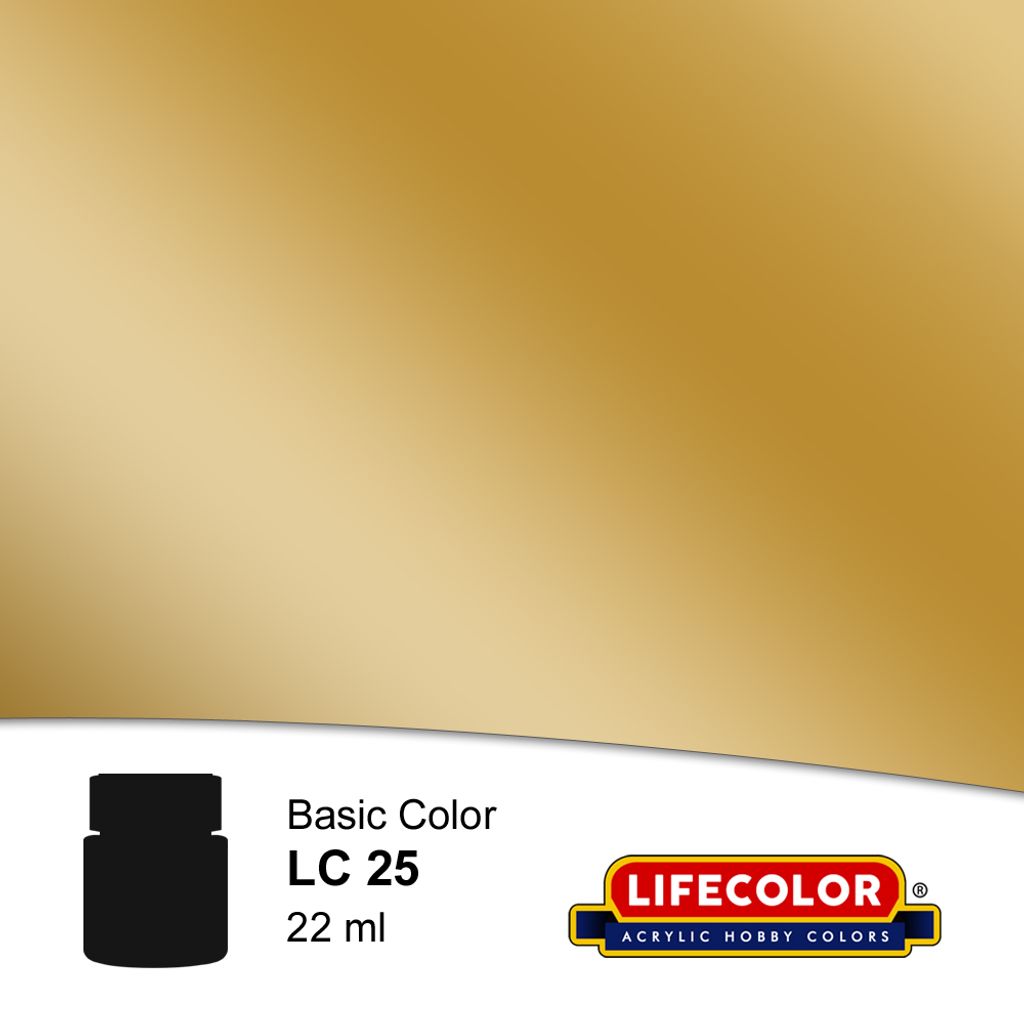 LIFECOLOR LC-25 LC25 Gold - Gold matt