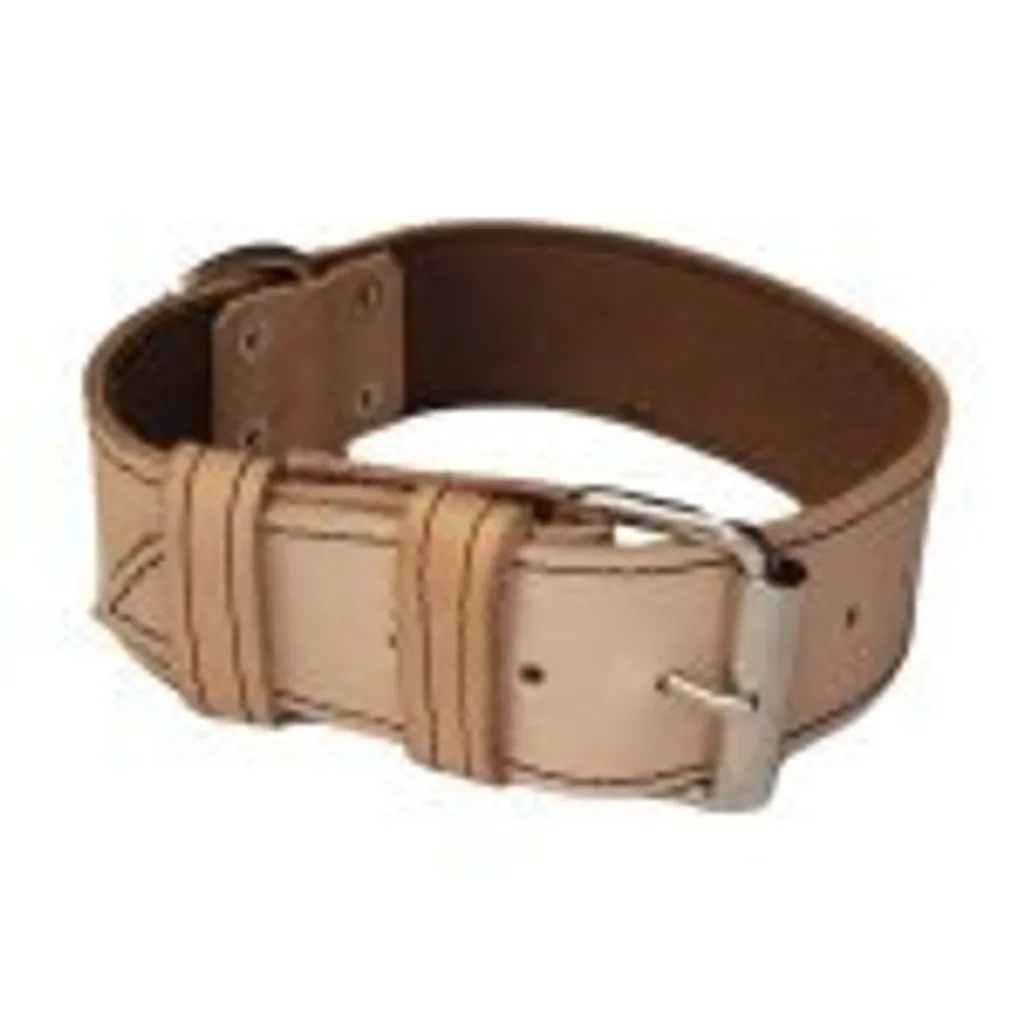 Collare in cuoio Palkar per cani 50 cm x 40 mm naturale