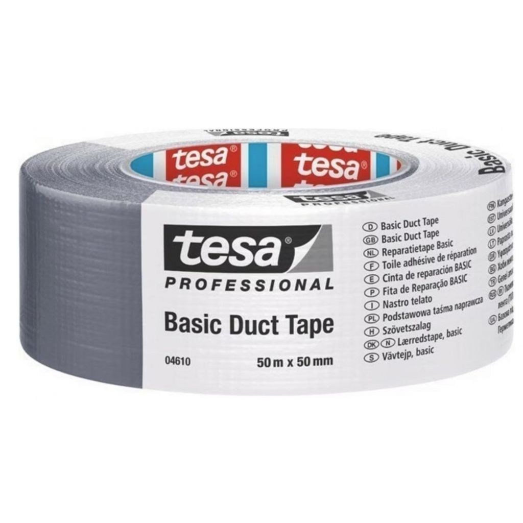 Tesa Basic Duct Tape ruban adhésif gris 50 m x 50 mm Image du produit 