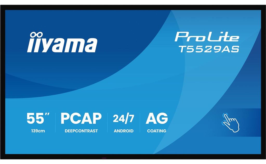iiyama T5529AS-B1AG, Stánkový design, 138,7 cm (54.6"), Obrázek produktu 