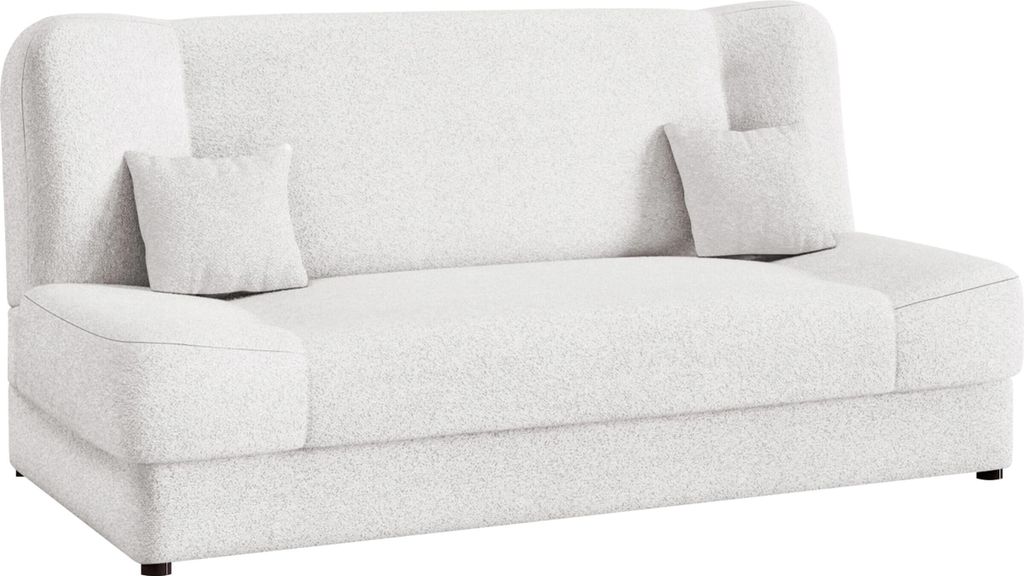 MIRJAN24 Schlafsofa Jonas Premium, Schlaffunktion und Bettkasten, Stilvoll Polstersofa (Farbe: Baloo 2073)