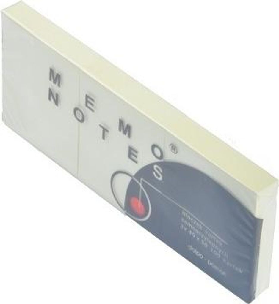 Gelbe Notizzettel Memo Notes 50 x 40 mm, 3 x 100 Stück