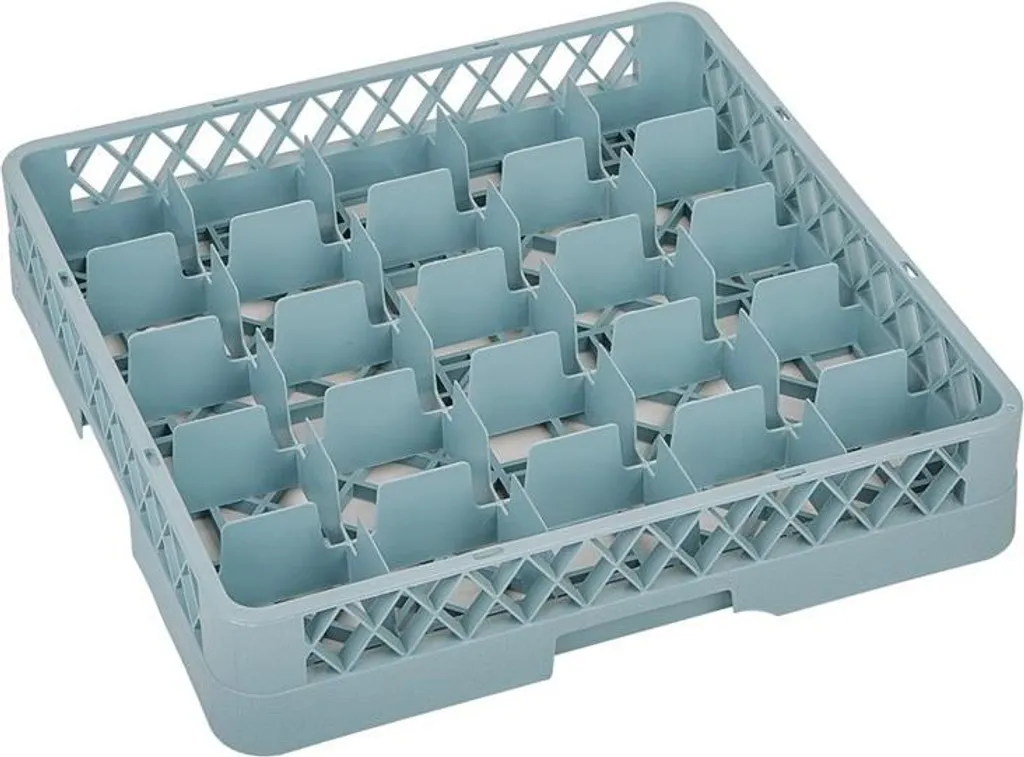 Cestello Lavabicchieri Vogue 25 Scomparti - Qualità Professionale 50x50