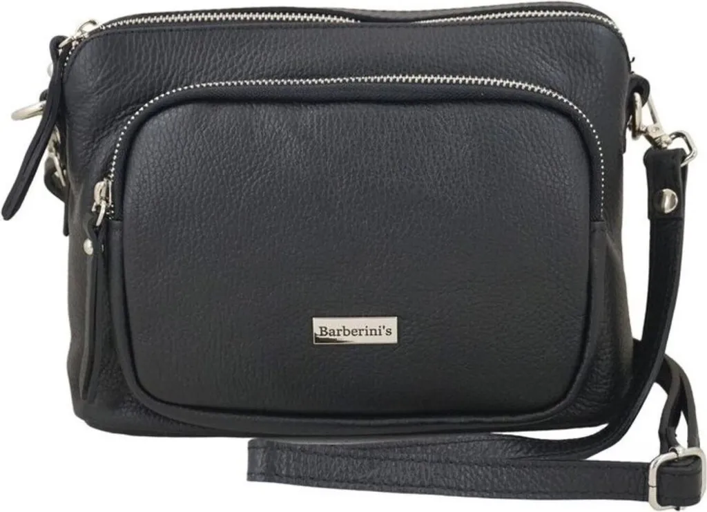 Sac bandoulière Barberini's 990173095 cuir souple et finitions luxe
