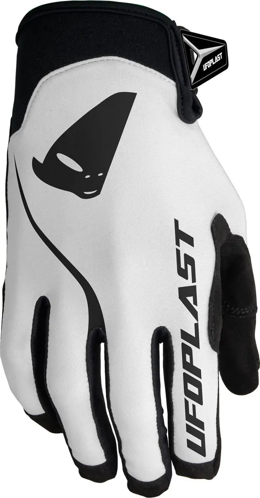 Gants Cross UFO Skyline Blanc M - Idéal pour Compétition et Entraînement