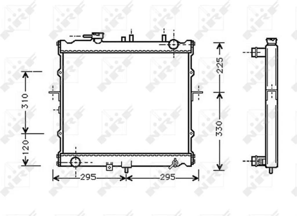 Radiateur Moteur pour Kia Sportage K00 - Solution Réparation Radiateur
