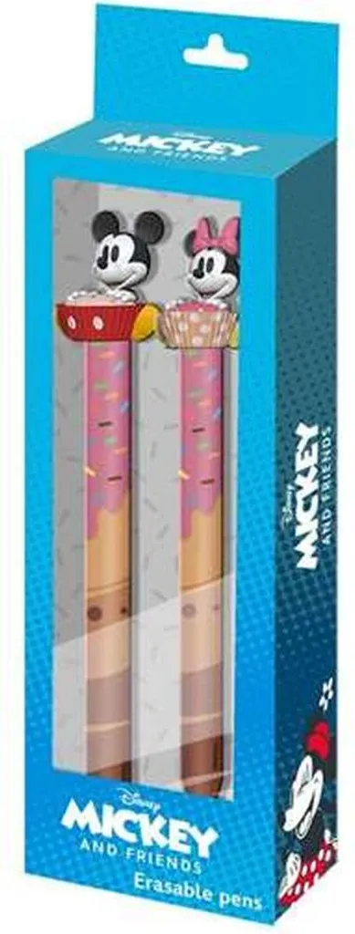Fornitura Ufficio Disney: Set 3 Biros Topolino Colori Assortiti