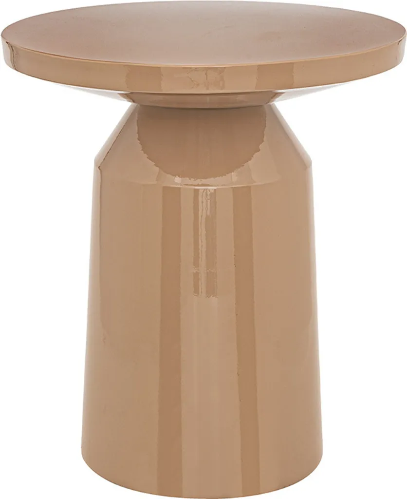 Table d'appoint Eazy Living Aurélien Ø 38 cm - Bout de canapé beige Totem