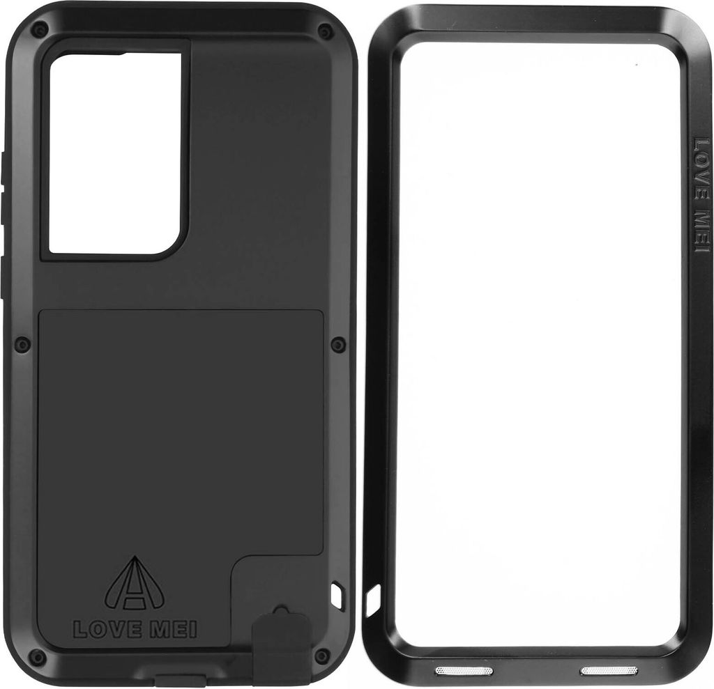 LoveMei Powerful Schutzhülle Samsung S22 Ultra – Schwarz