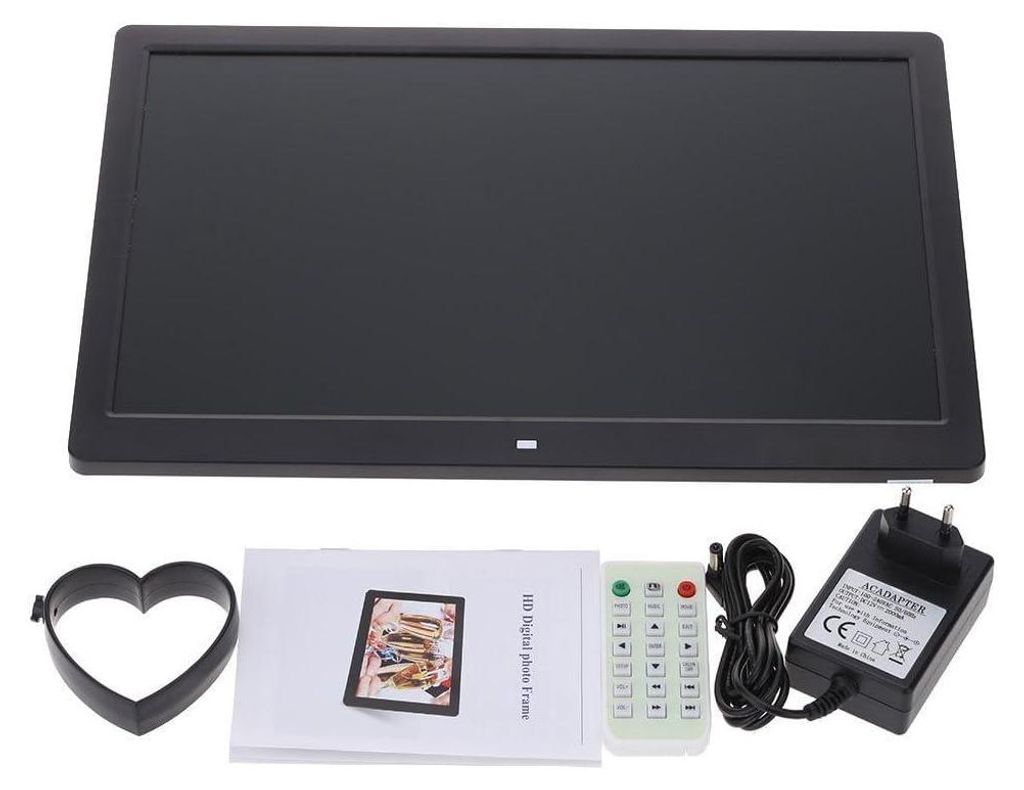 Andoer 15,6-calowa cyfrowa ramka na zdjęcia LED 1080P o Zdjęcie produktu 