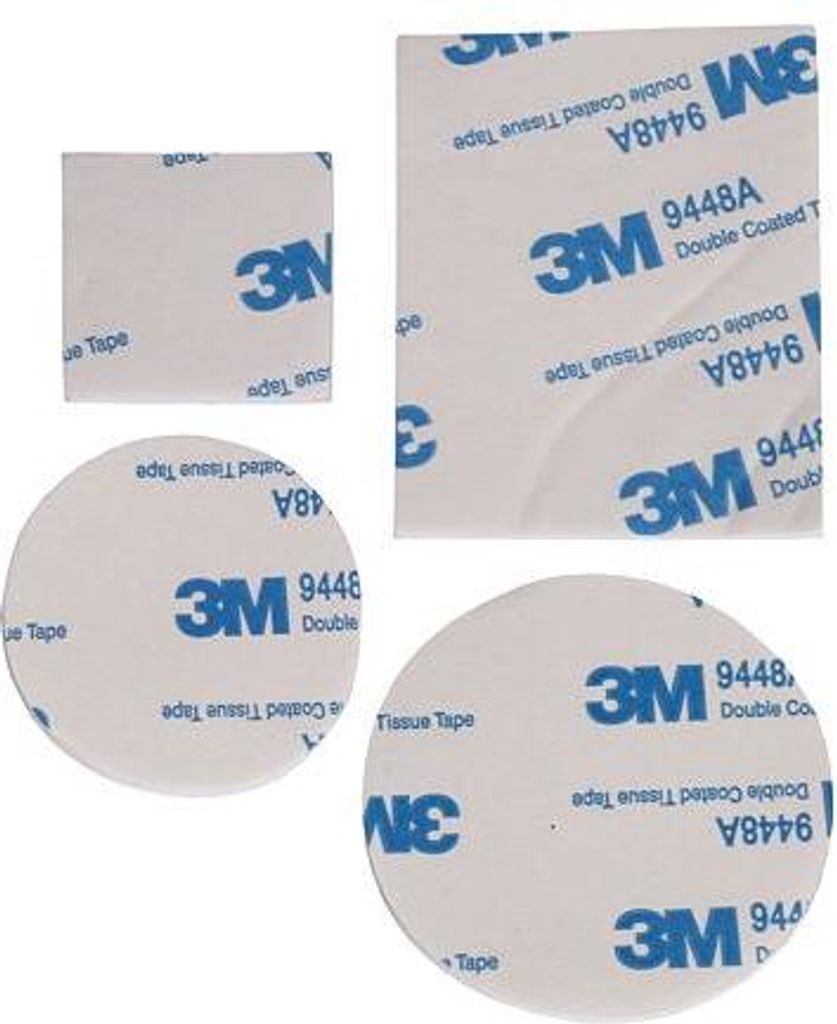 3M Fix Plates obojstranné nálepky sada 4 ks biele balenie 1 Obrázok produktu 