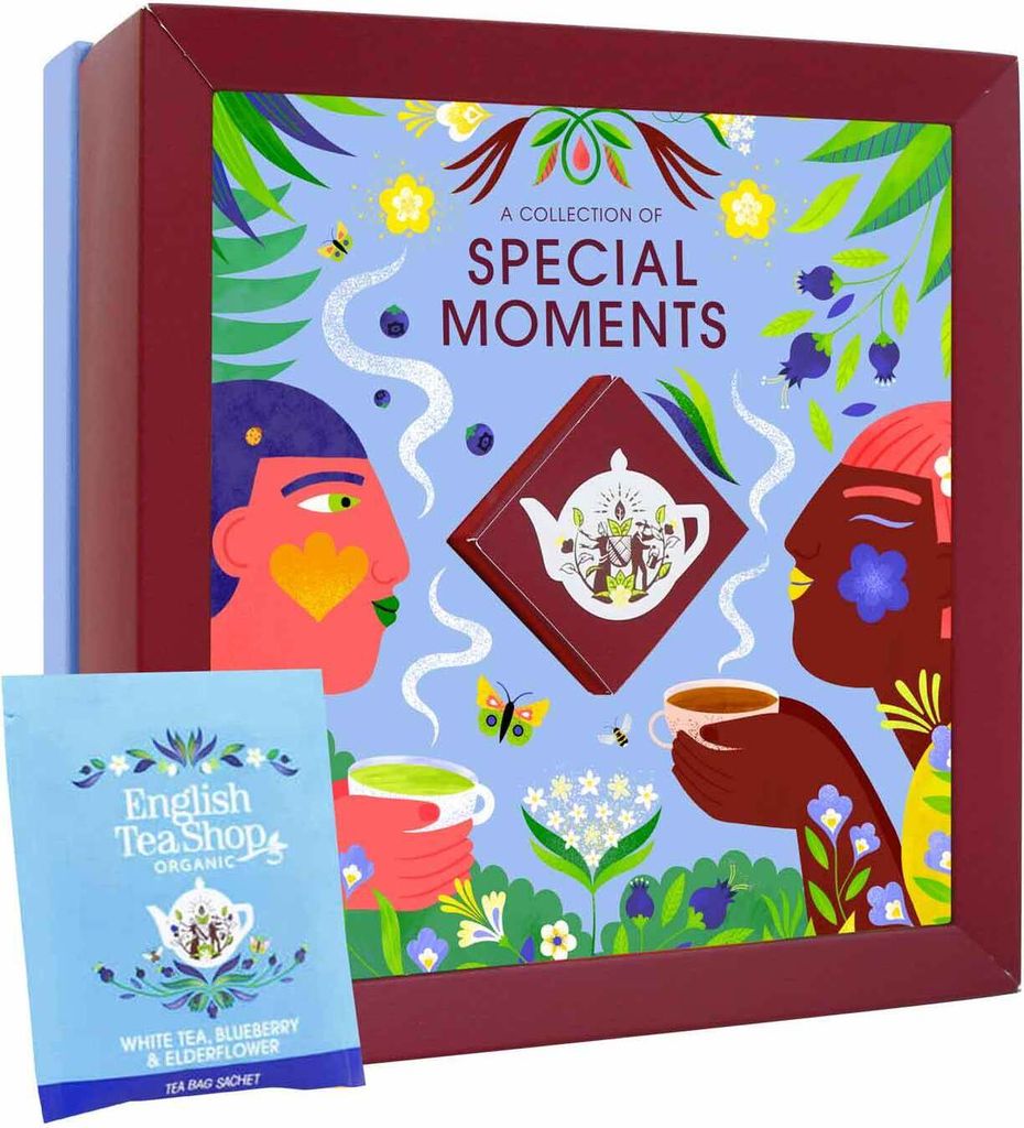 ETS - Tee-Kollektion "Special Moments", Teeset Geschenk für besondere Anlässe, BIO, 32 Teebeutel