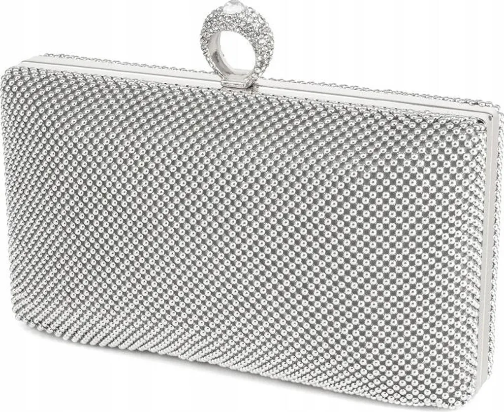 Pochette de Soirée Rigide sur Chaîne - Design Box Luxe pour Réception