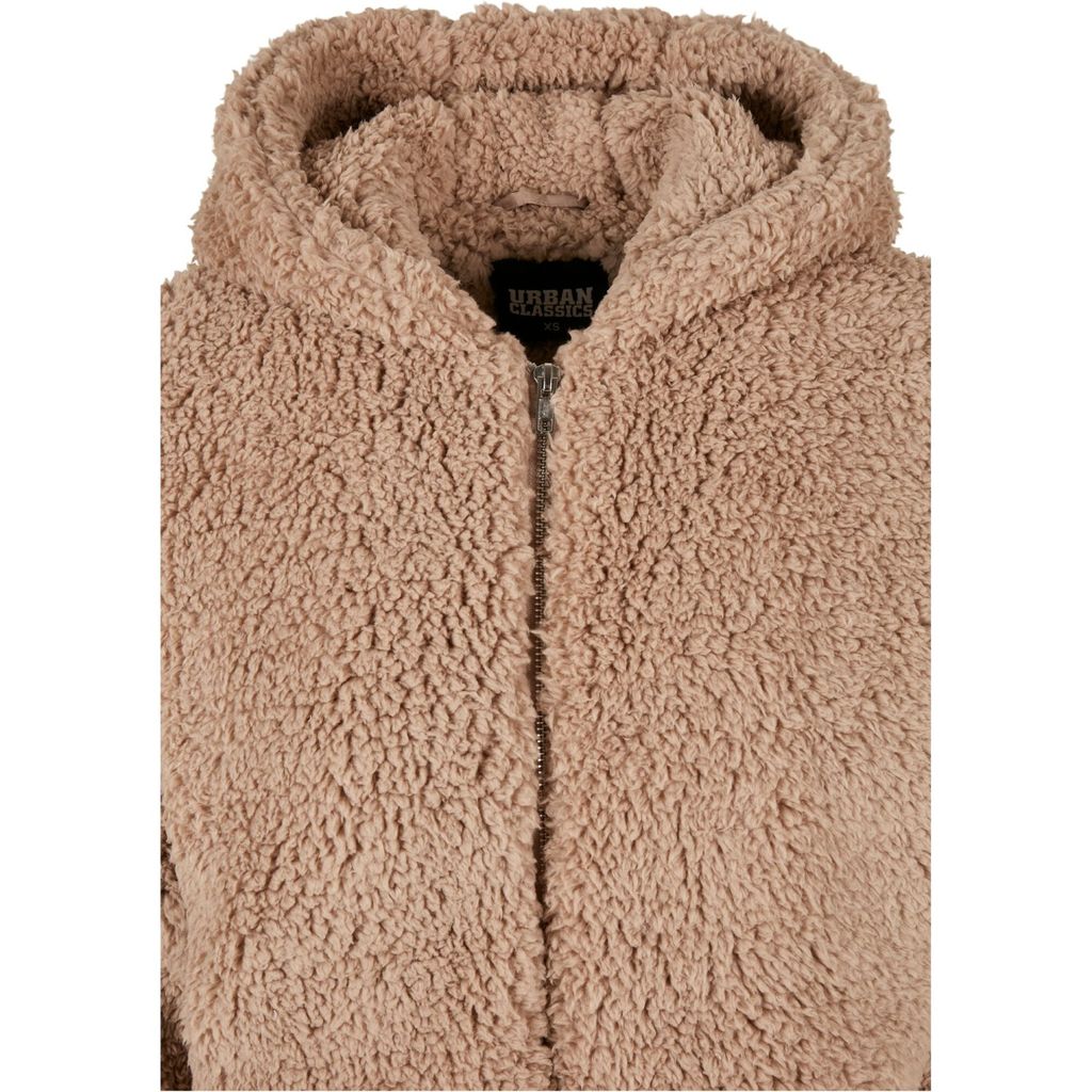 Urban Classics Ladies - Short Oversized Sherpa Jacke - 4XL
