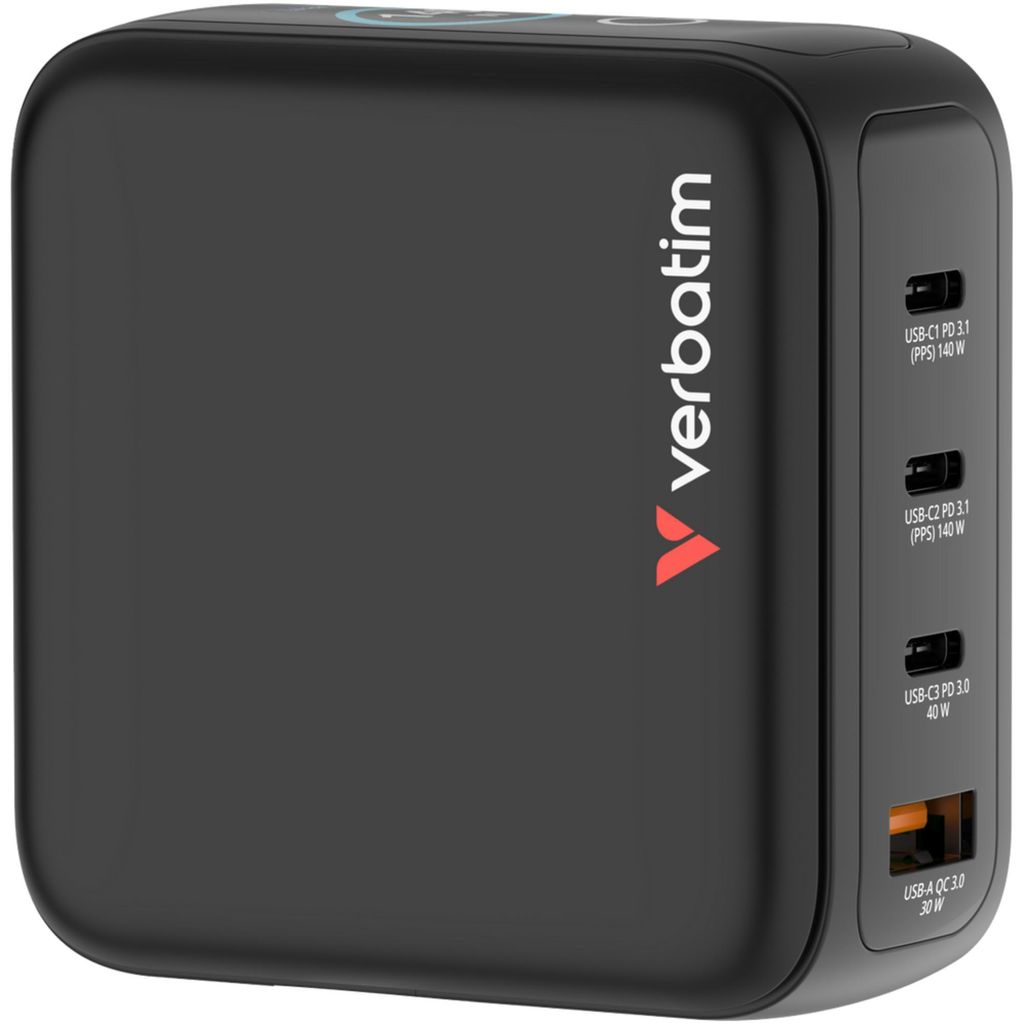 Verbatim 30240 Verbatim Mini GaN Charger 4 Port  140W w Immagine del prodotto 