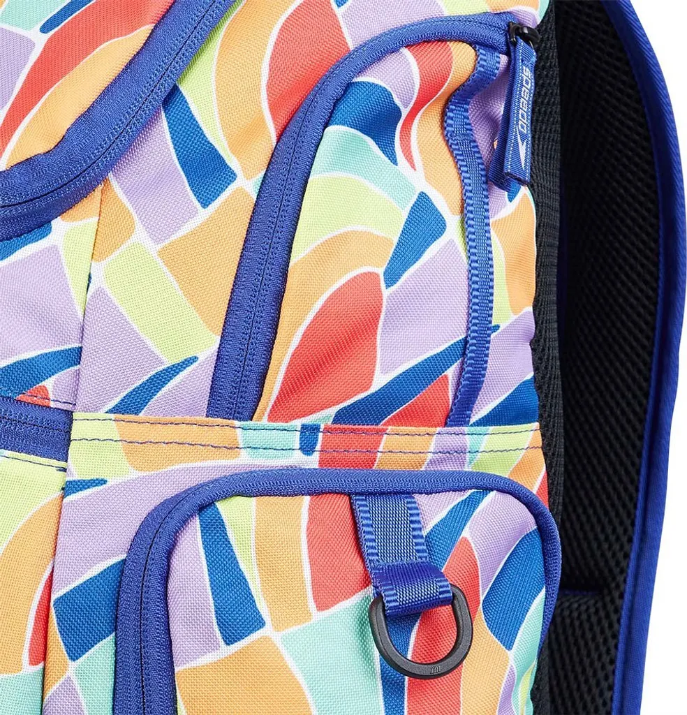 Sac de Natation Spacieux Speedo Teamster 2.0 35L - Bleu Orange Jaune - 5